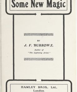 J.F. Burrows - Some New Magic