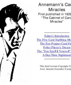 Annemann - Card Miracles