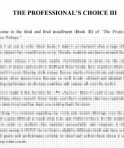 Jerome Finley - The Professional's Choice III