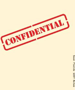 Confidential - sean fields 1337 notes