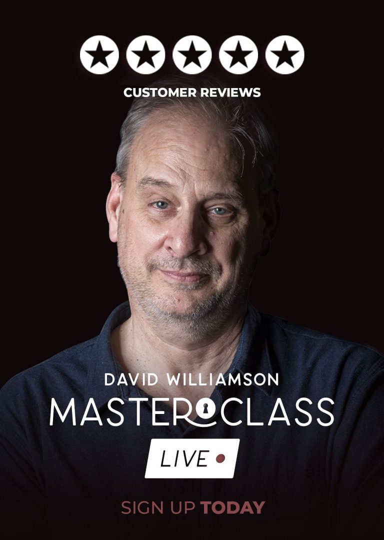 David Williamson - Vanishing Inc Masterclass Live Lecture (Week 1)