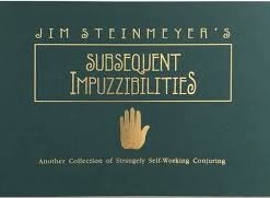 Subsequent Impuzzibilities by Jim Steinmeyer