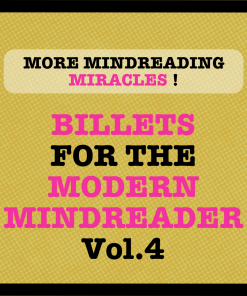 Billets for the Modern Mindreader vol.4 by Julien LOSA