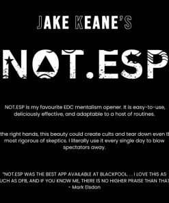 NOT.ESP by Jake Keane